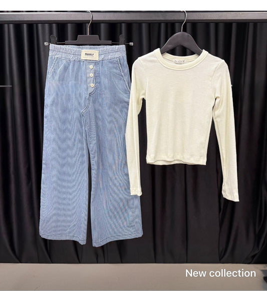 מכנס דמוי ג׳ינס - Anne Kids Fashion