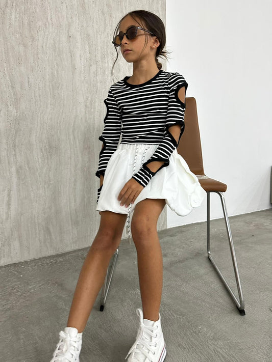 חצאית בלון דגמ״ח - Anne Kids Fashion