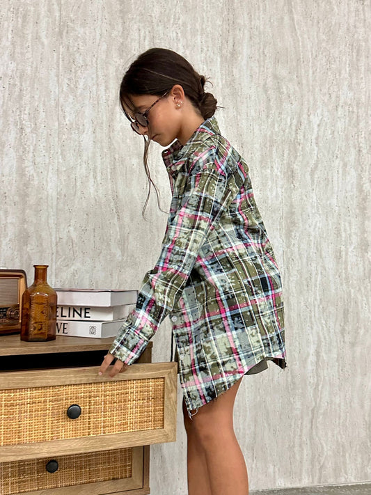 מכופתרת בנות - Anne Kids Fashion