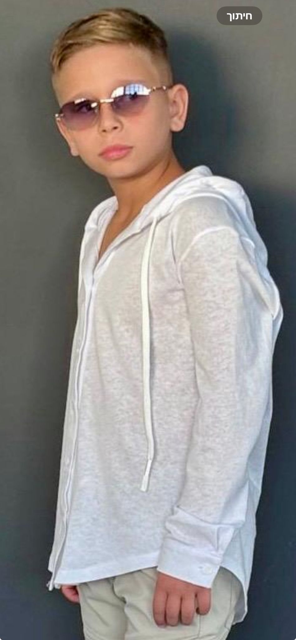 חולצה קפוצ׳ון - Anne Kids Fashion