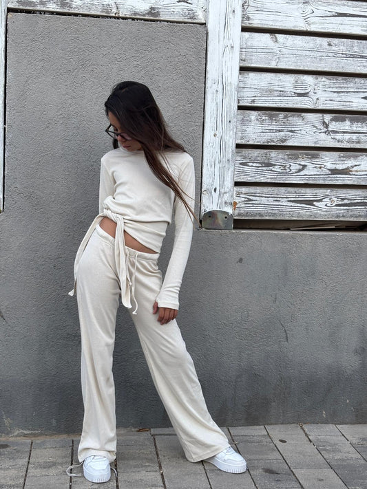 חליפה בנות קשירה - Anne Kids Fashion