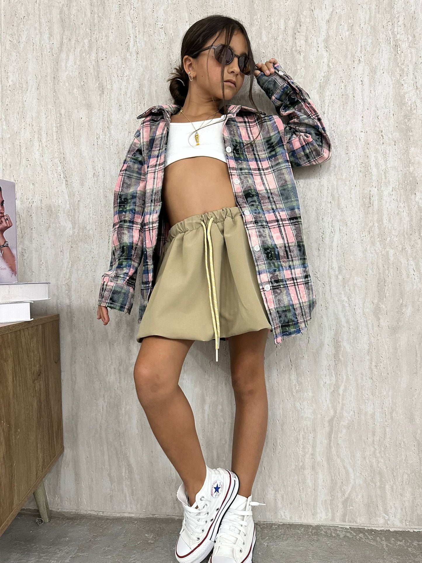 מכופתרת בנות - Anne Kids Fashion