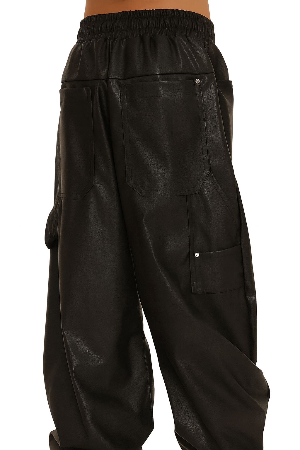 מכנס דמוי עור בגזרת בלון - Anne Kids Fashion