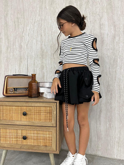 חצאית בלון דגמ״ח - Anne Kids Fashion