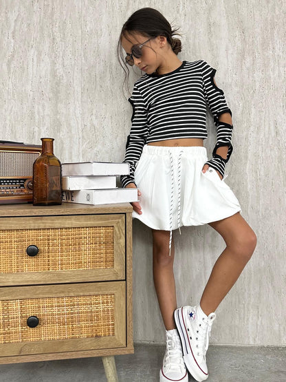 חצאית בלון דגמ״ח - Anne Kids Fashion
