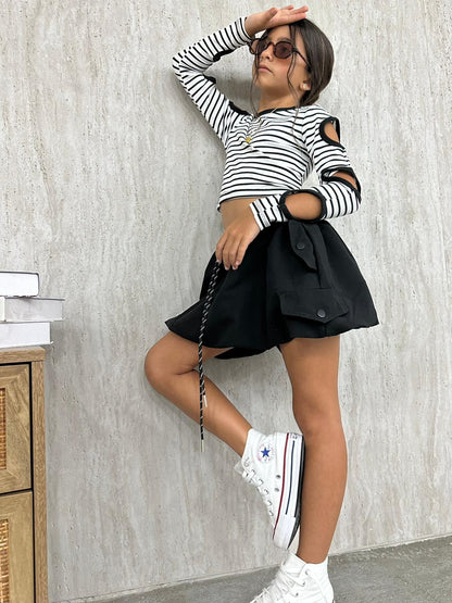 חצאית בלון דגמ״ח - Anne Kids Fashion