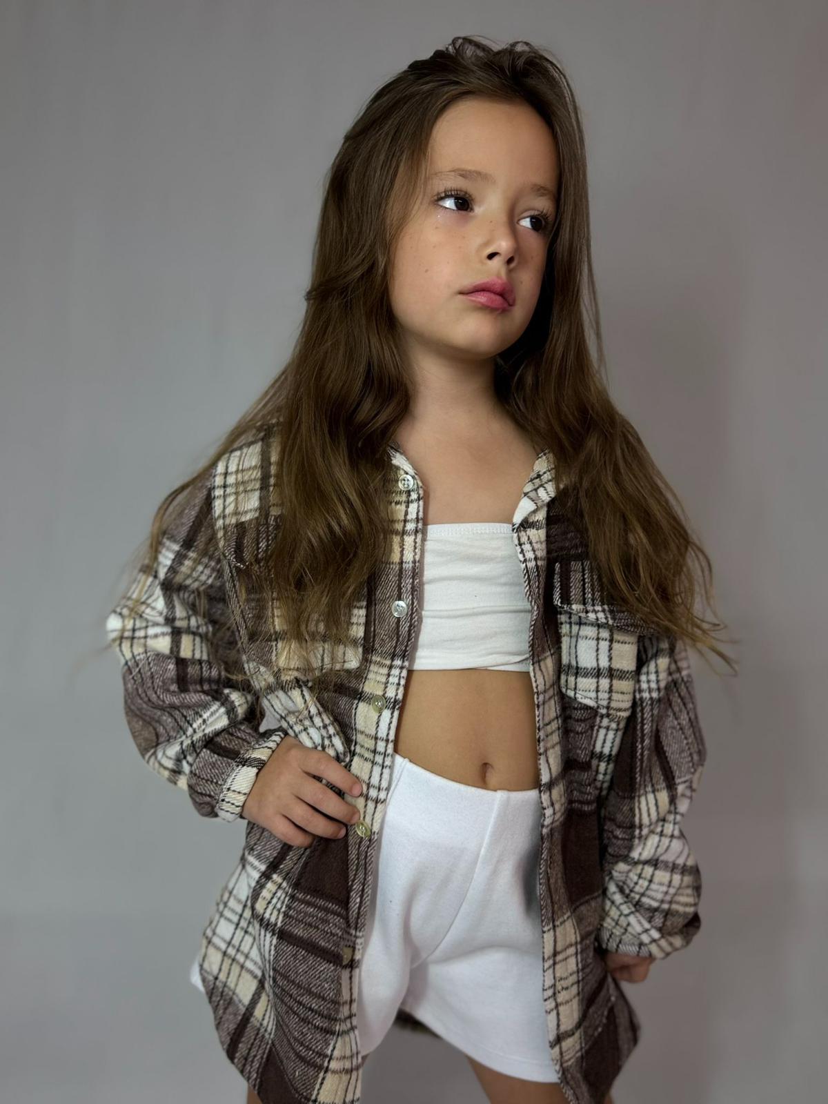 ג׳קט משובץ - Anne Kids Fashion