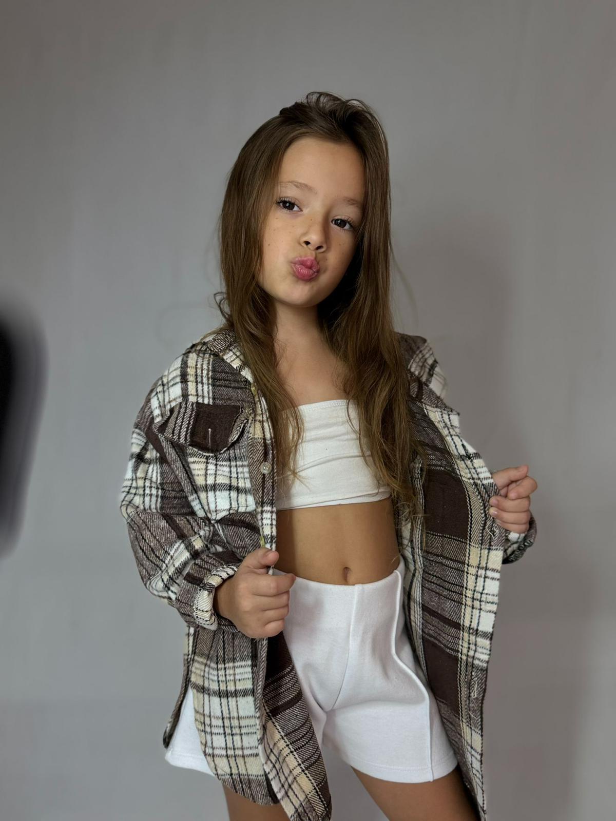 ג׳קט משובץ - Anne Kids Fashion