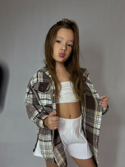 ג׳קט משובץ - Anne Kids Fashion