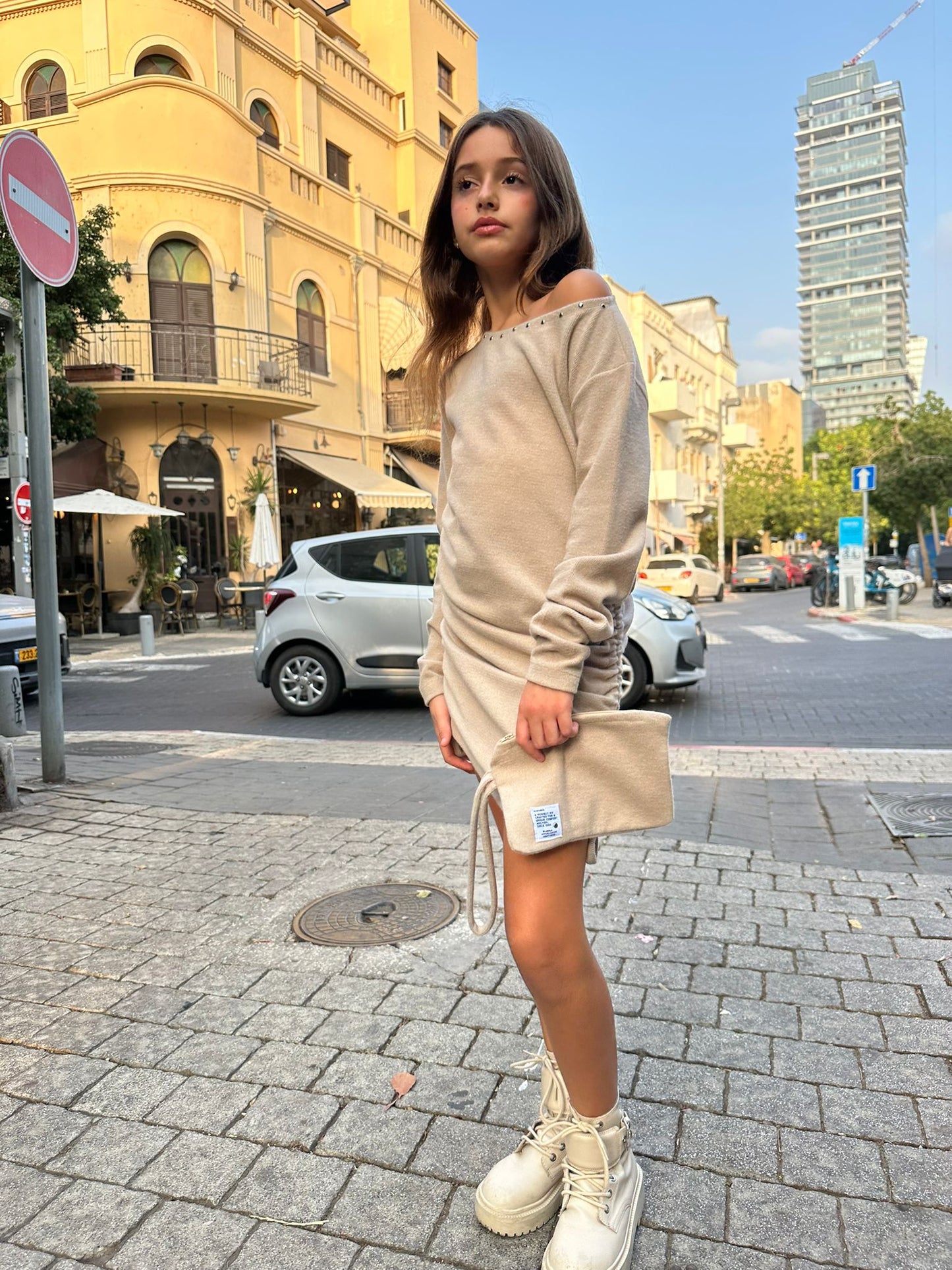 שמלה סריג חם