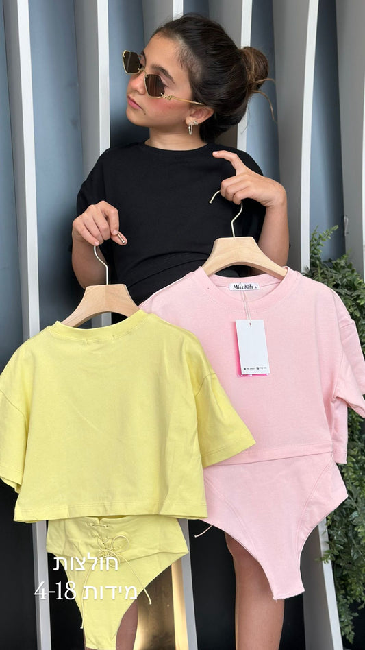 חולצה בגד גוף מחובר